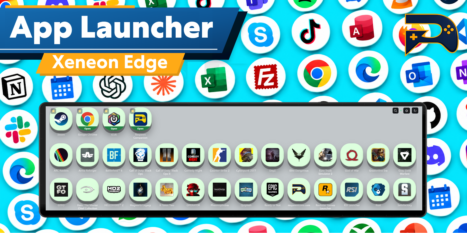 Xeneon Edge Widget For App Launcher