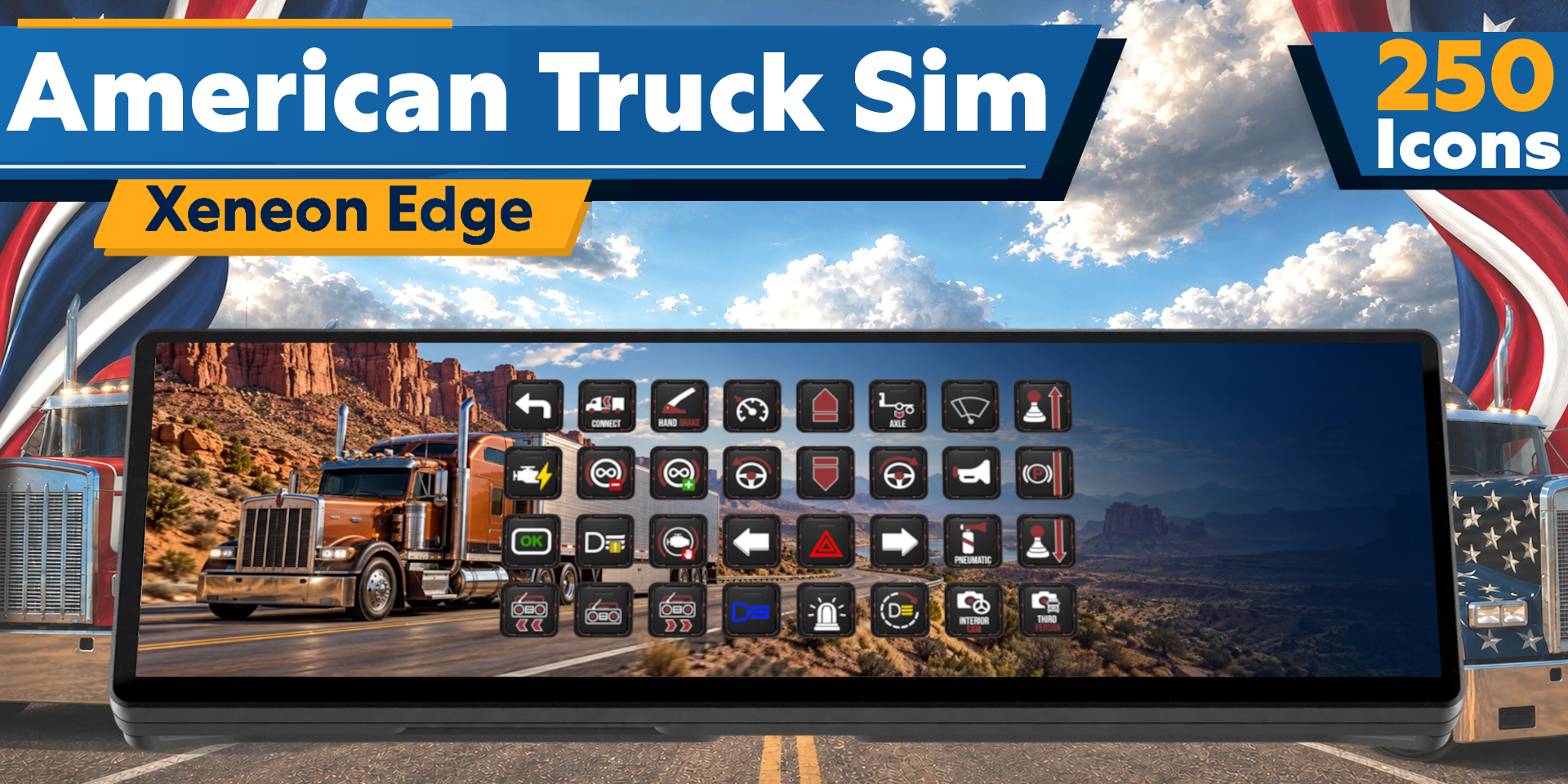 American Truck Sim For XENEON EDGE