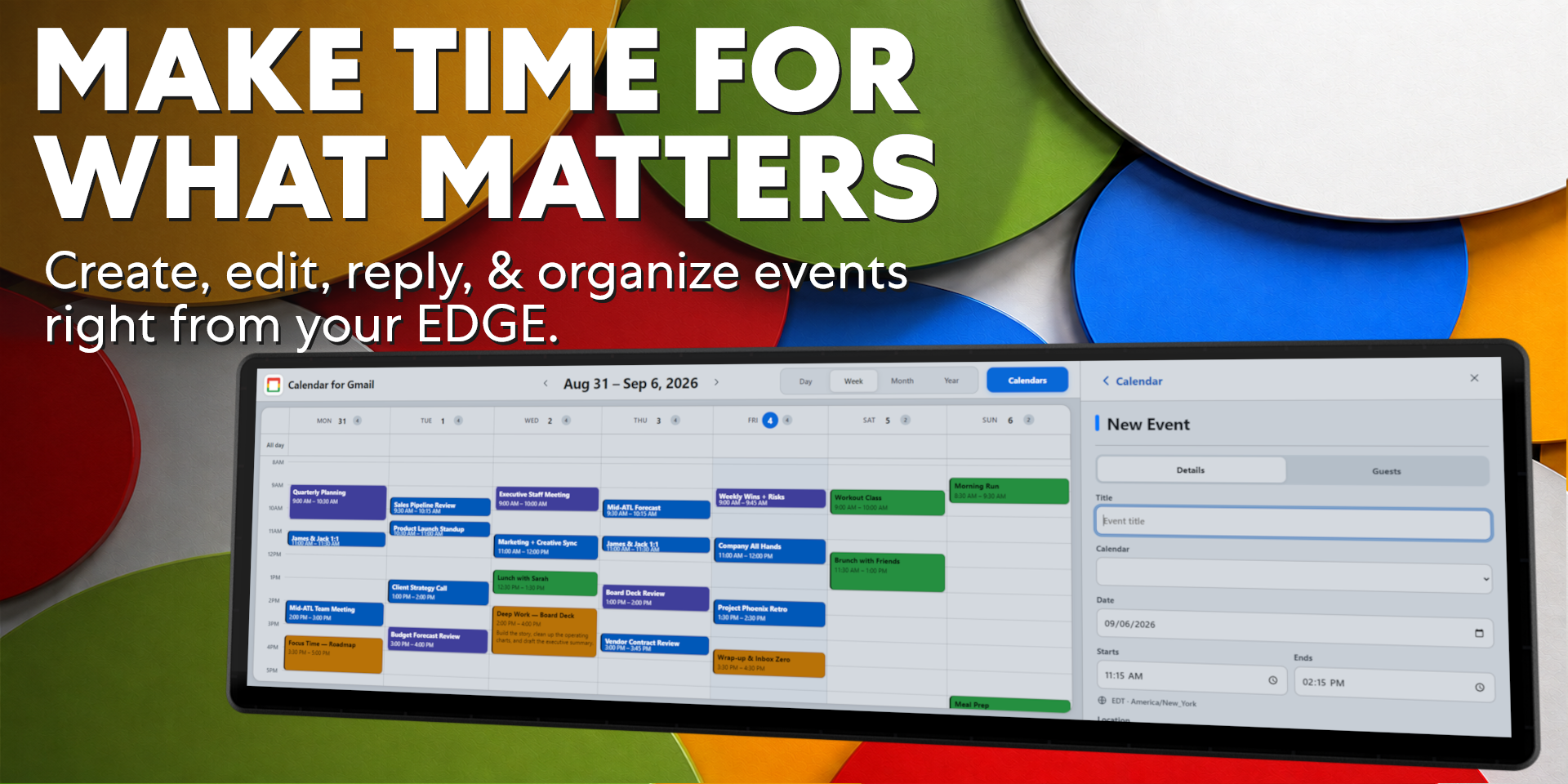 Make Time For What Matters