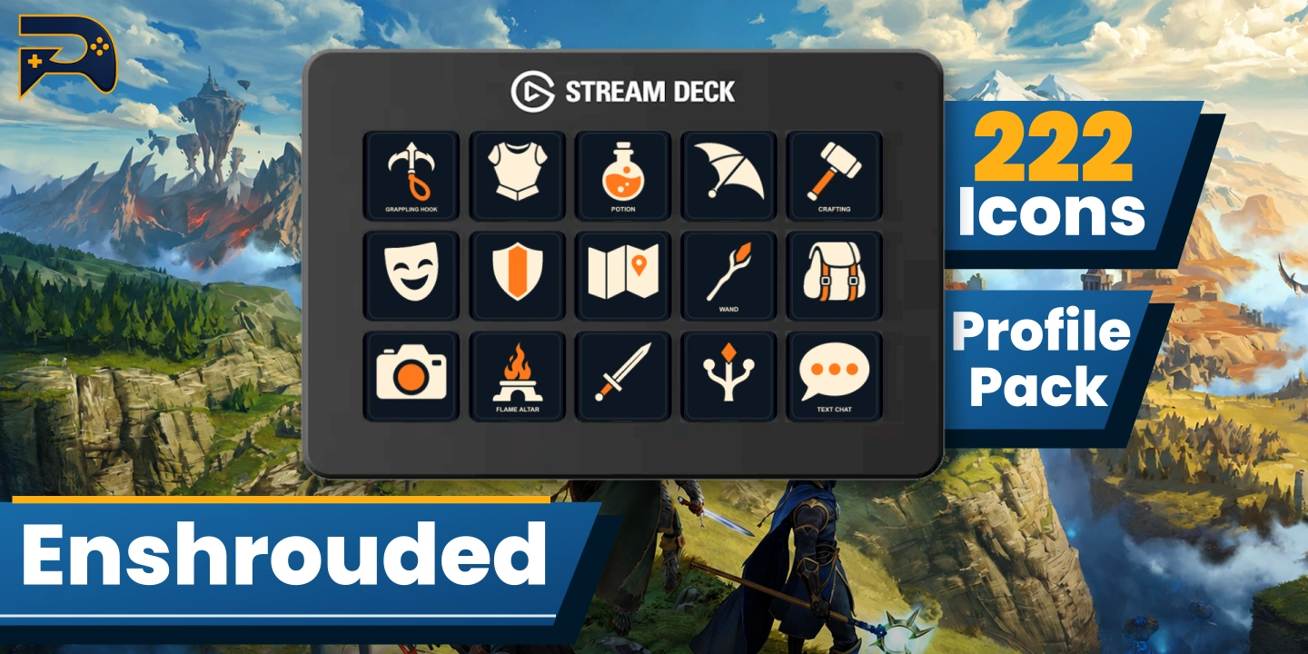 Enshrouded bundle: MK and XL profiles with 222 static and animated icon variants.