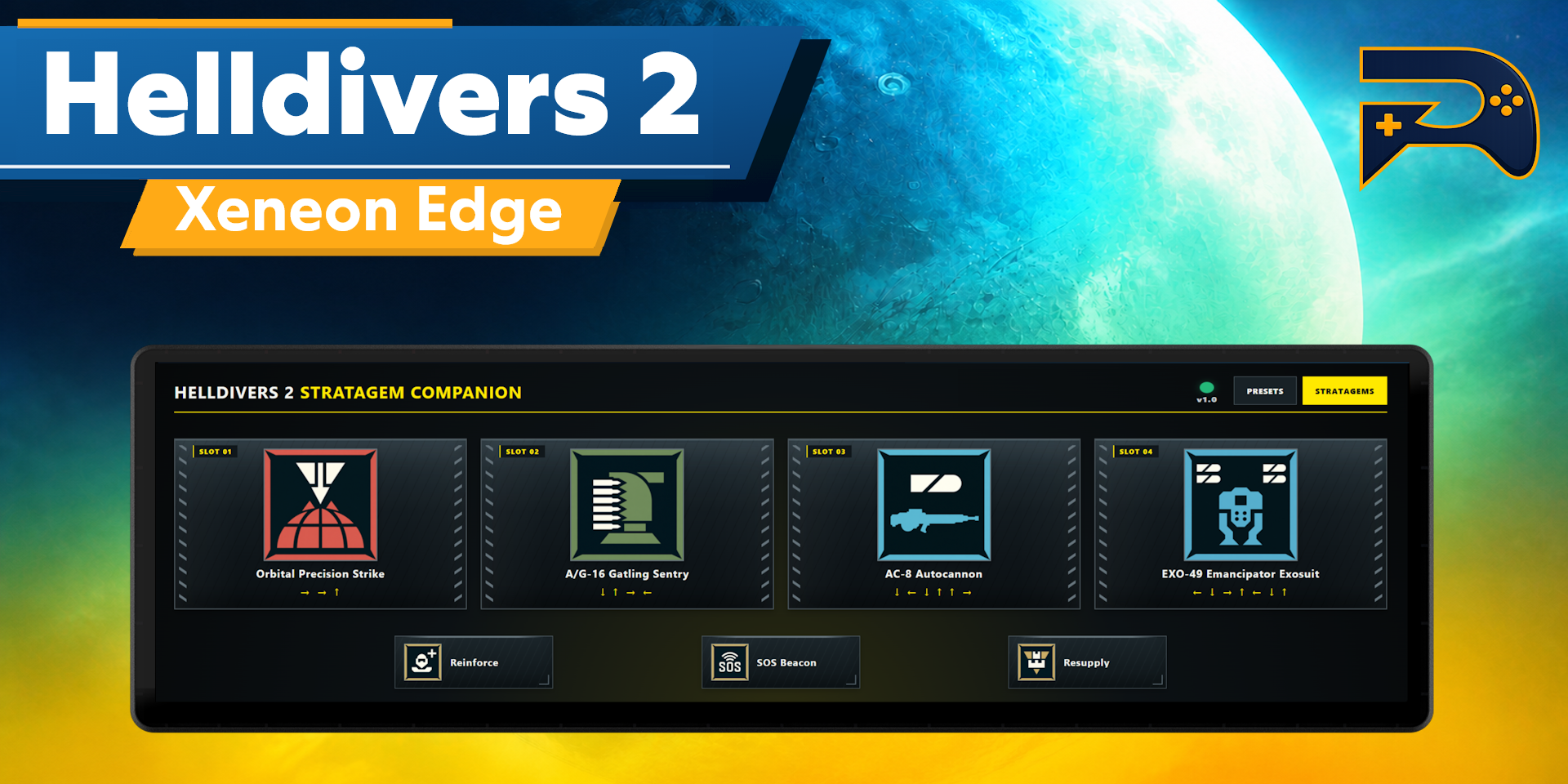 Xeneon Edge Widget For Helldivers 2