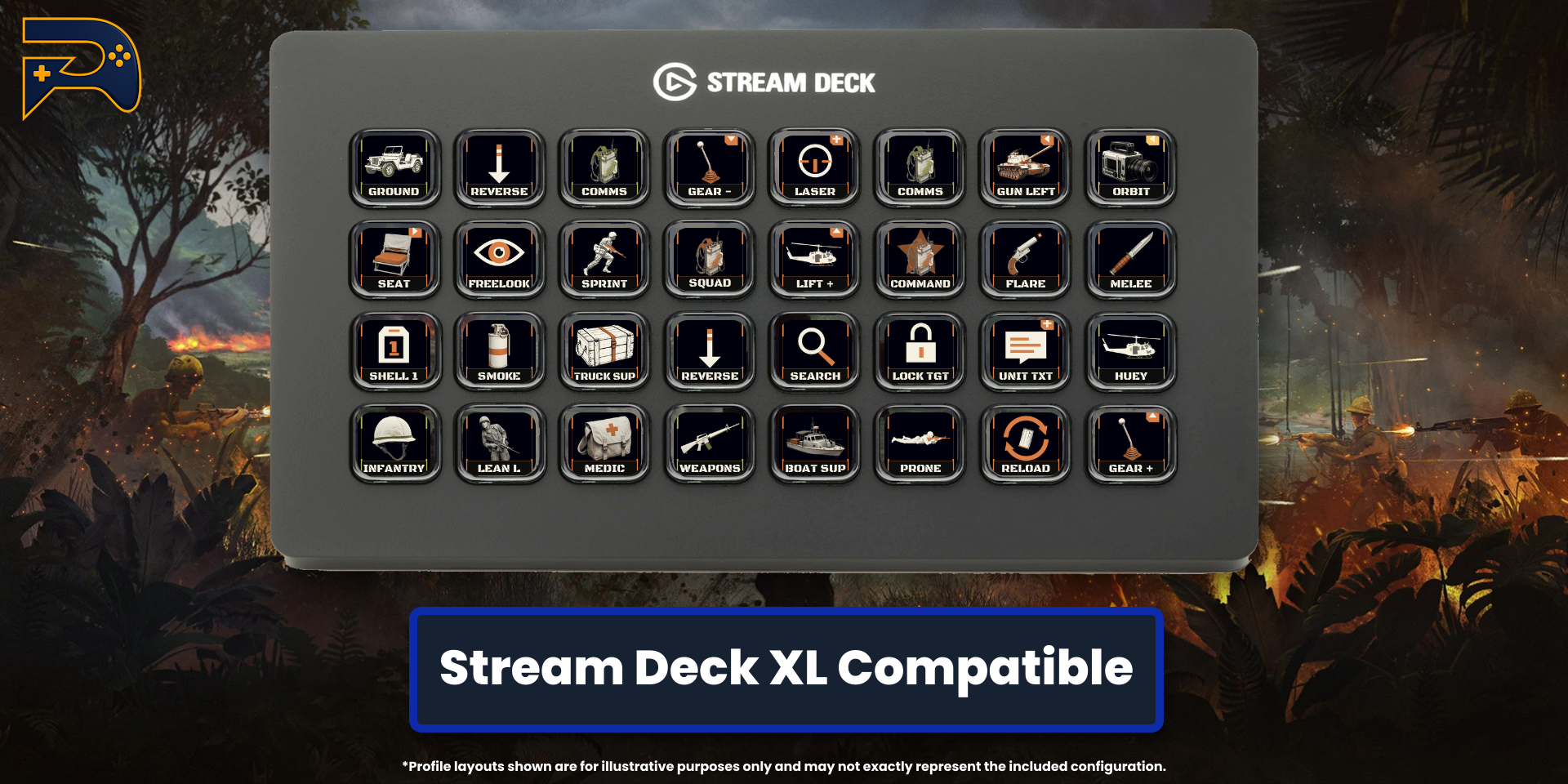 Available for the Streamdeck XL!