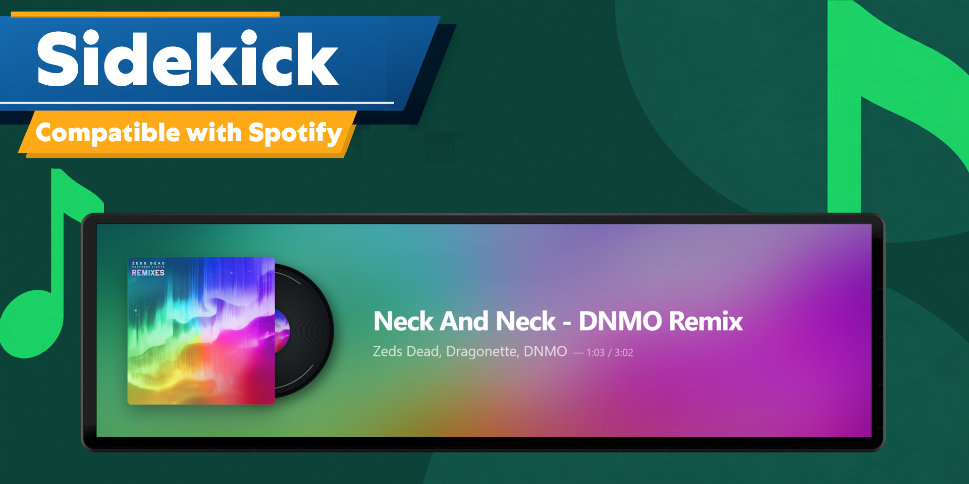Xeneon Edge Widget For Spotify Sidekick