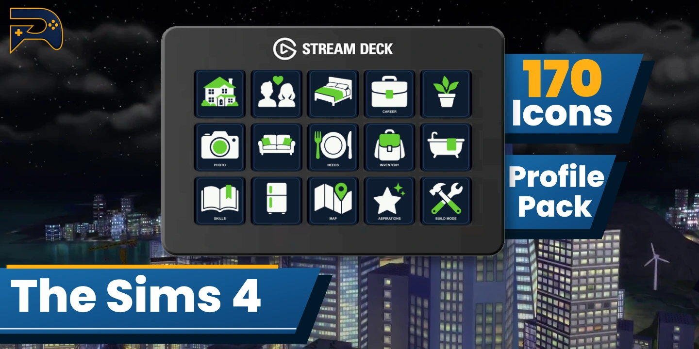 Stream Deck Profile for The Sims 4