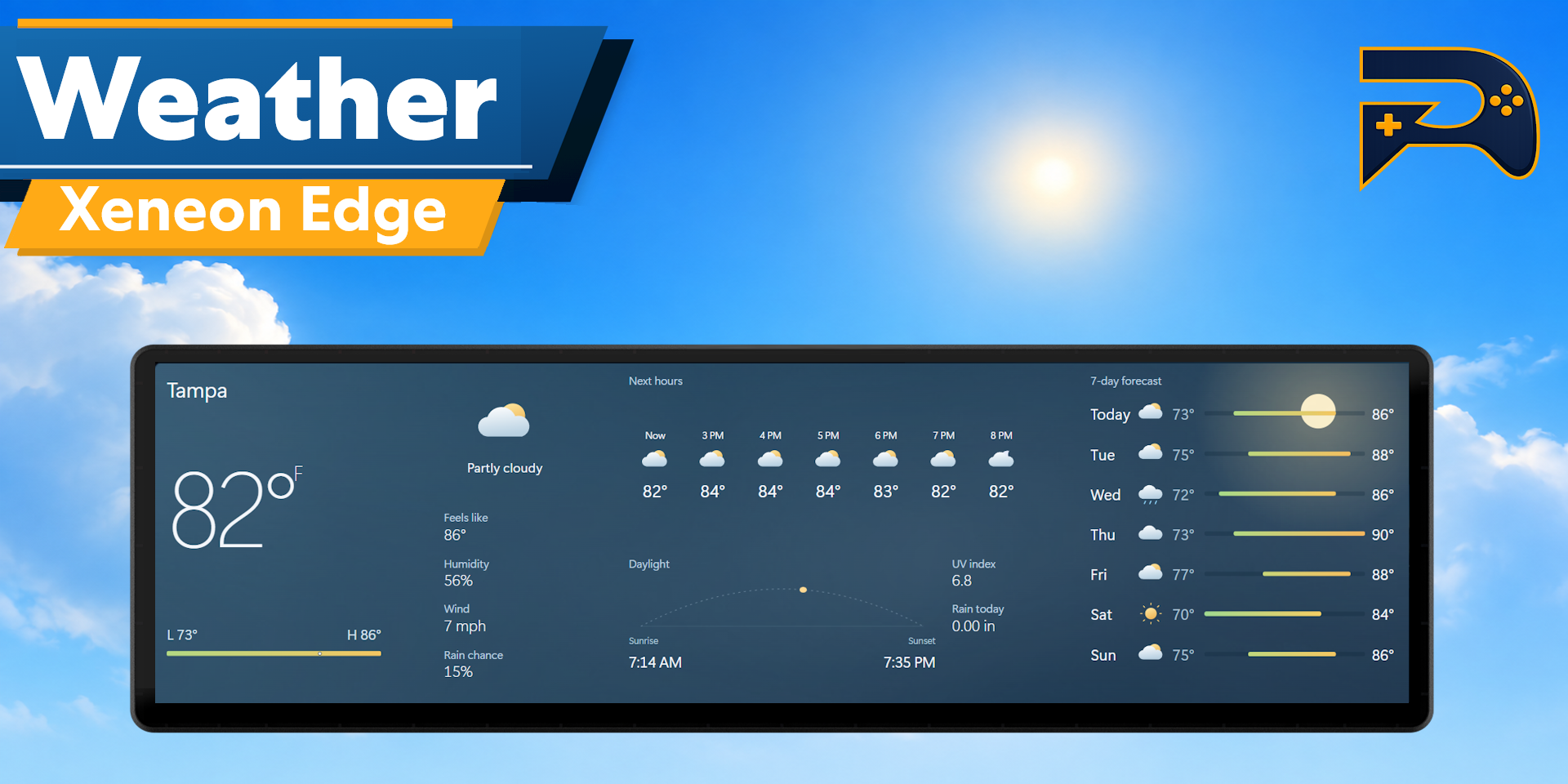 Xeneon Edge Widget For Weather