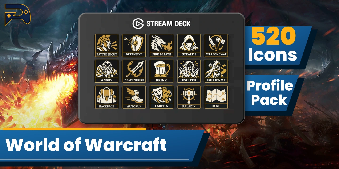 Stream Deck Profile for World of Warcraft