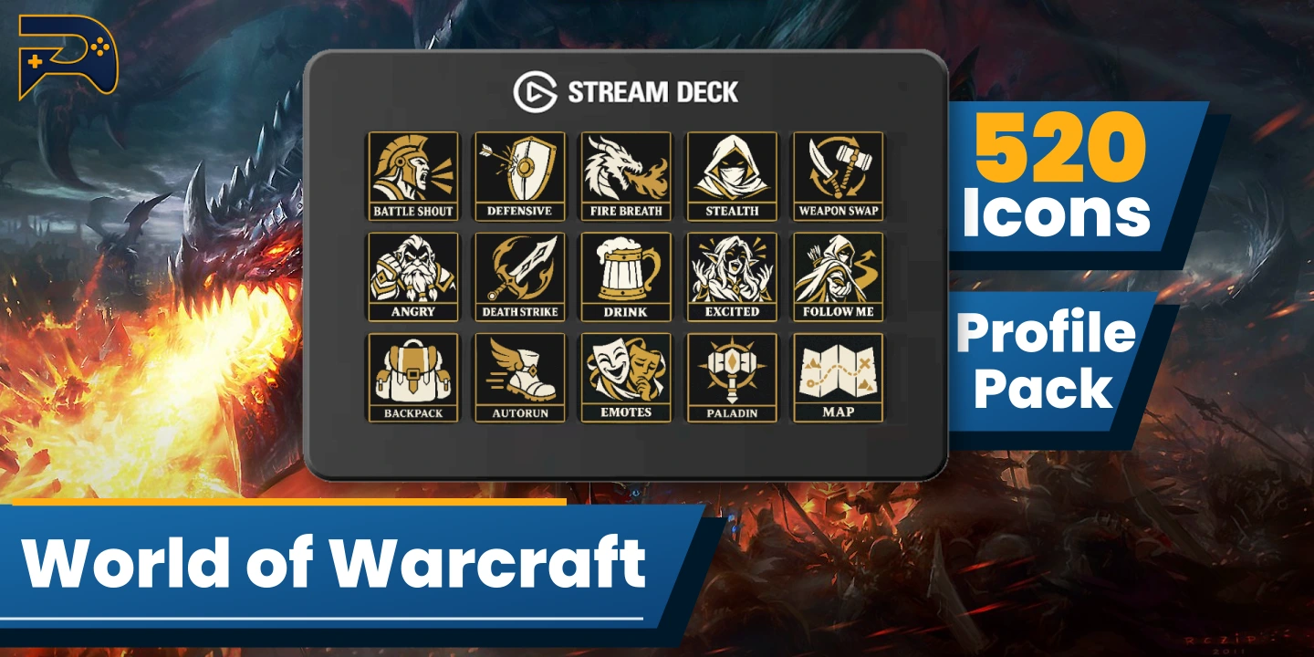 Stream Deck Profile for World of Warcraft
