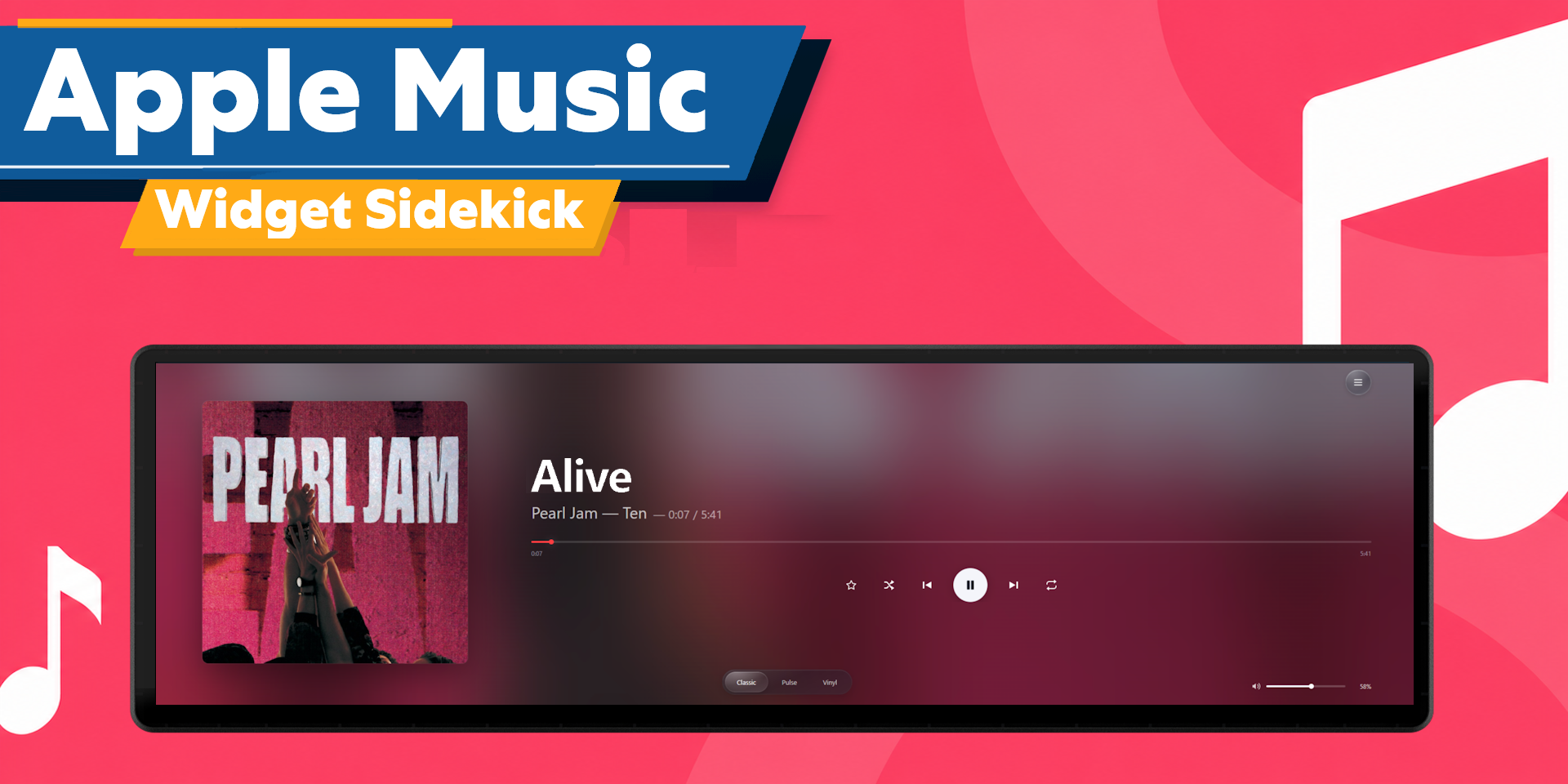 Xeneon Edge Widget For Apple Music