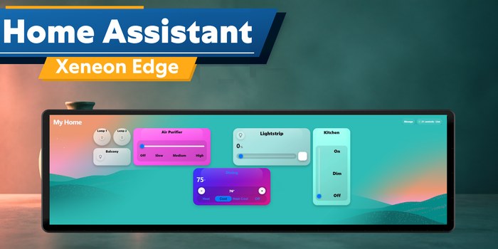 Home Assistant Companion Xeneon Edge widget