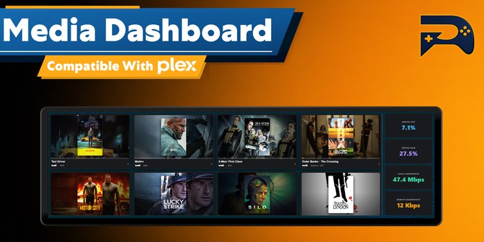 Dashboard For Plex Xeneon Edge widget