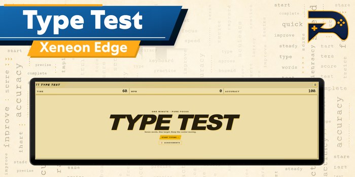 Type Test Xeneon Edge widget
